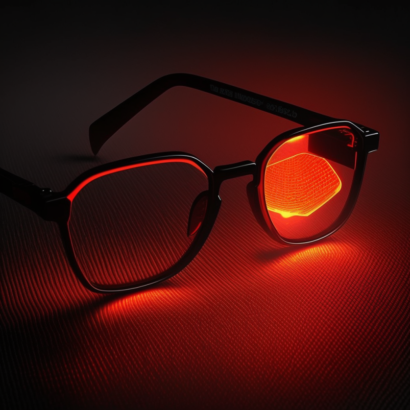 Rotlicht Schutzbrille